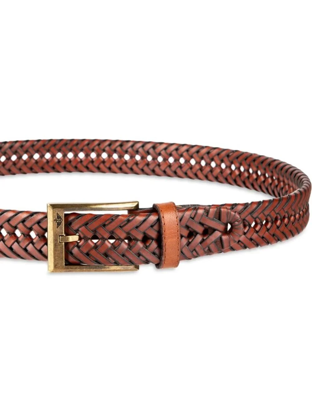 Braided Leather Belt for Men, Fully Adjustable Casual Strap for Everyday Style
